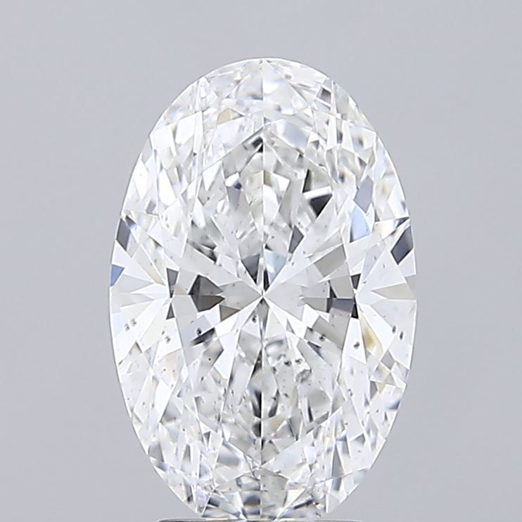 3.09 Carat E-SI1 Oval Lab Diamond
