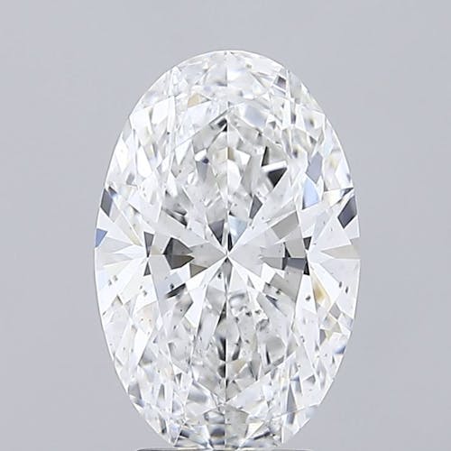 3.09 Carat E-SI1 Oval Lab Diamond