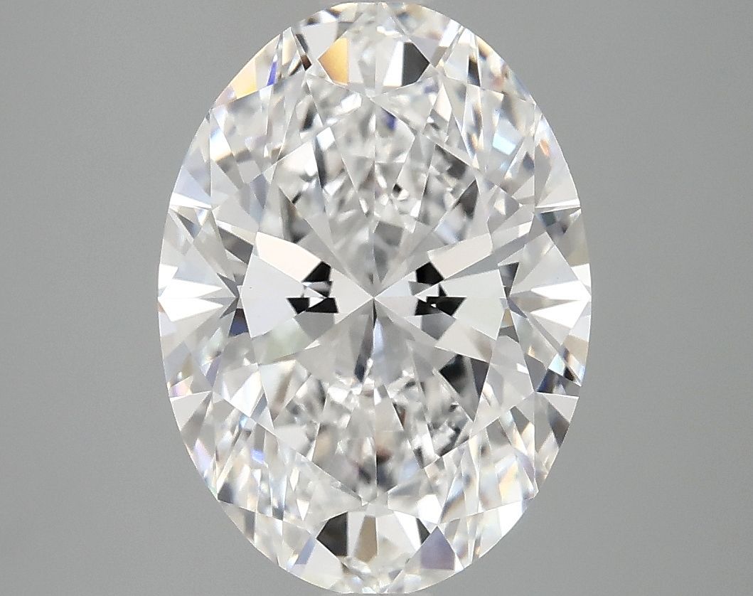 3.96 Carat D-VVS2 Oval Lab Diamond