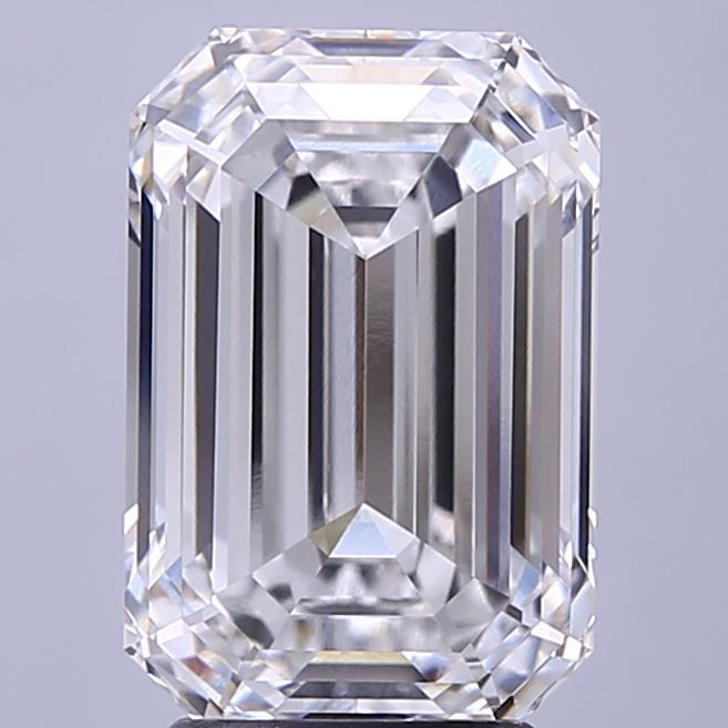 4.44 Carat E VVS1 Emerald Lab Diamond