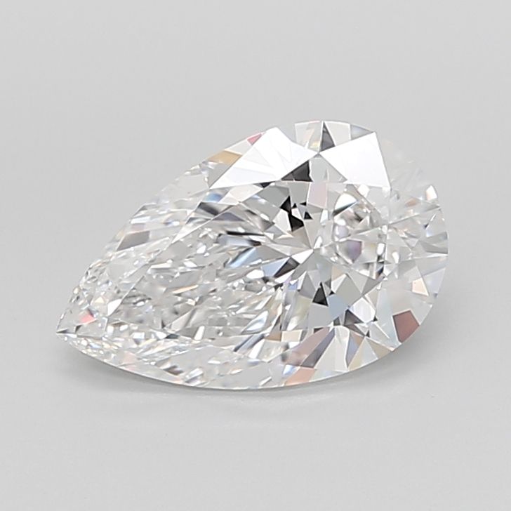 7.19 Carat E-VVS1 Pear Lab Diamond