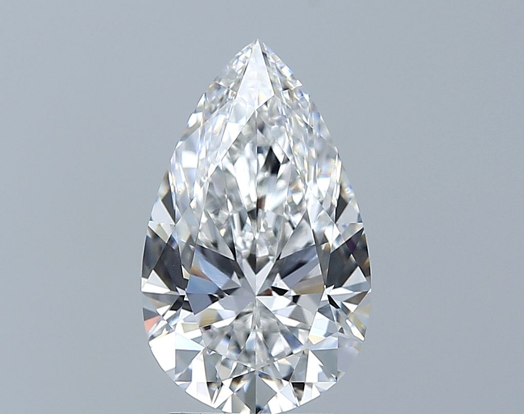 3.00 Carat E-VVS2 Pear Lab Diamond