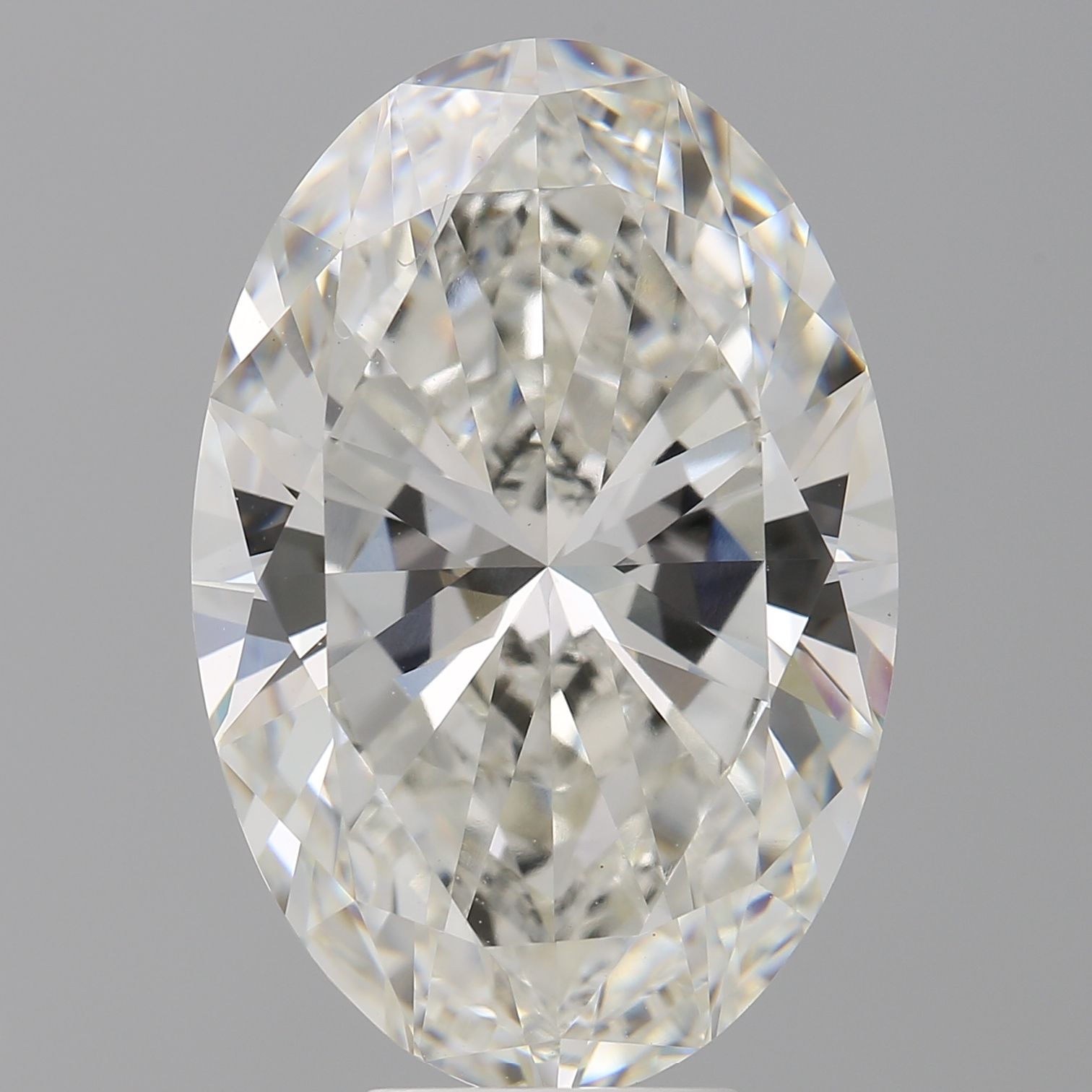 8.06 Carat G-VVS2 Oval Lab Diamond