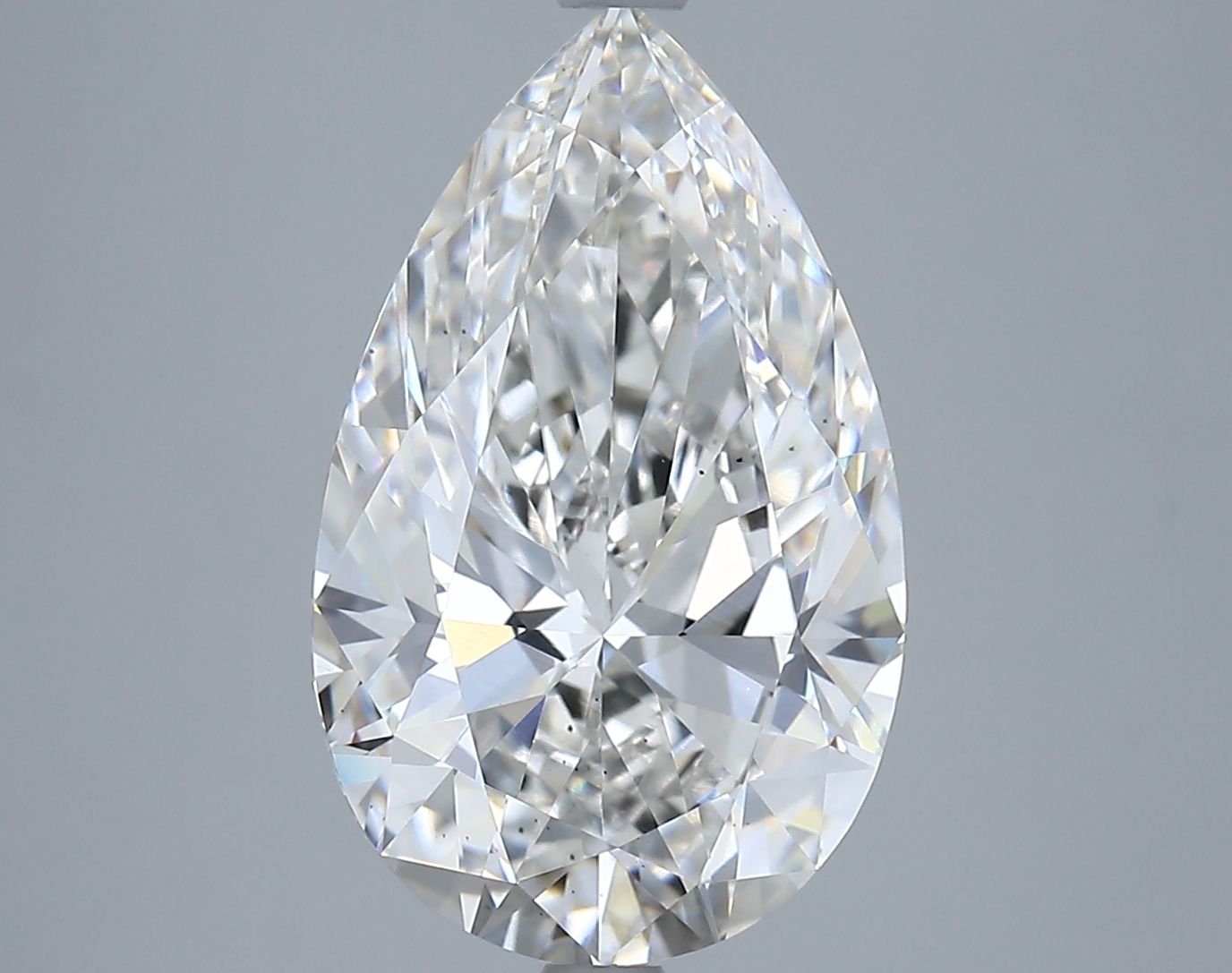5.27 Carat G-VS2 Pear Lab Diamond