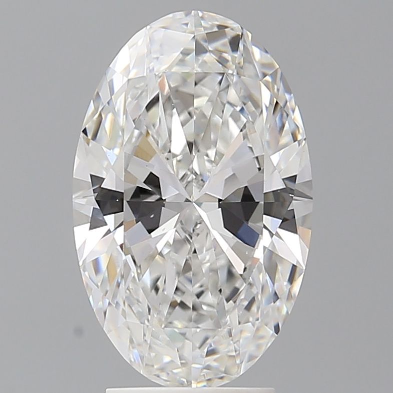3.59 Carat E-VVS2 Oval Lab Diamond