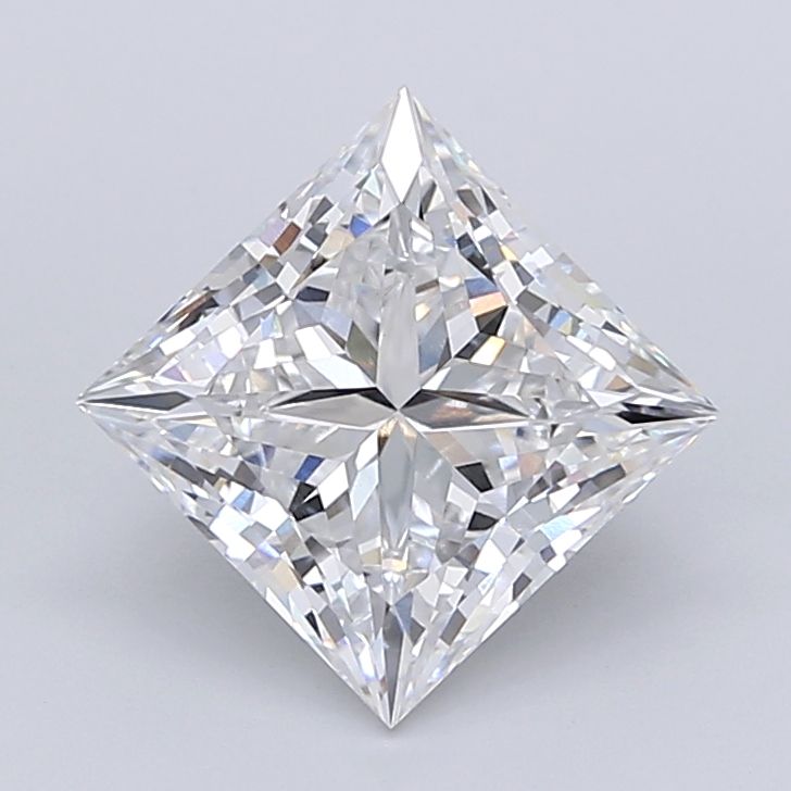 4.14 Carat D-VVS2 Princess Lab Diamond