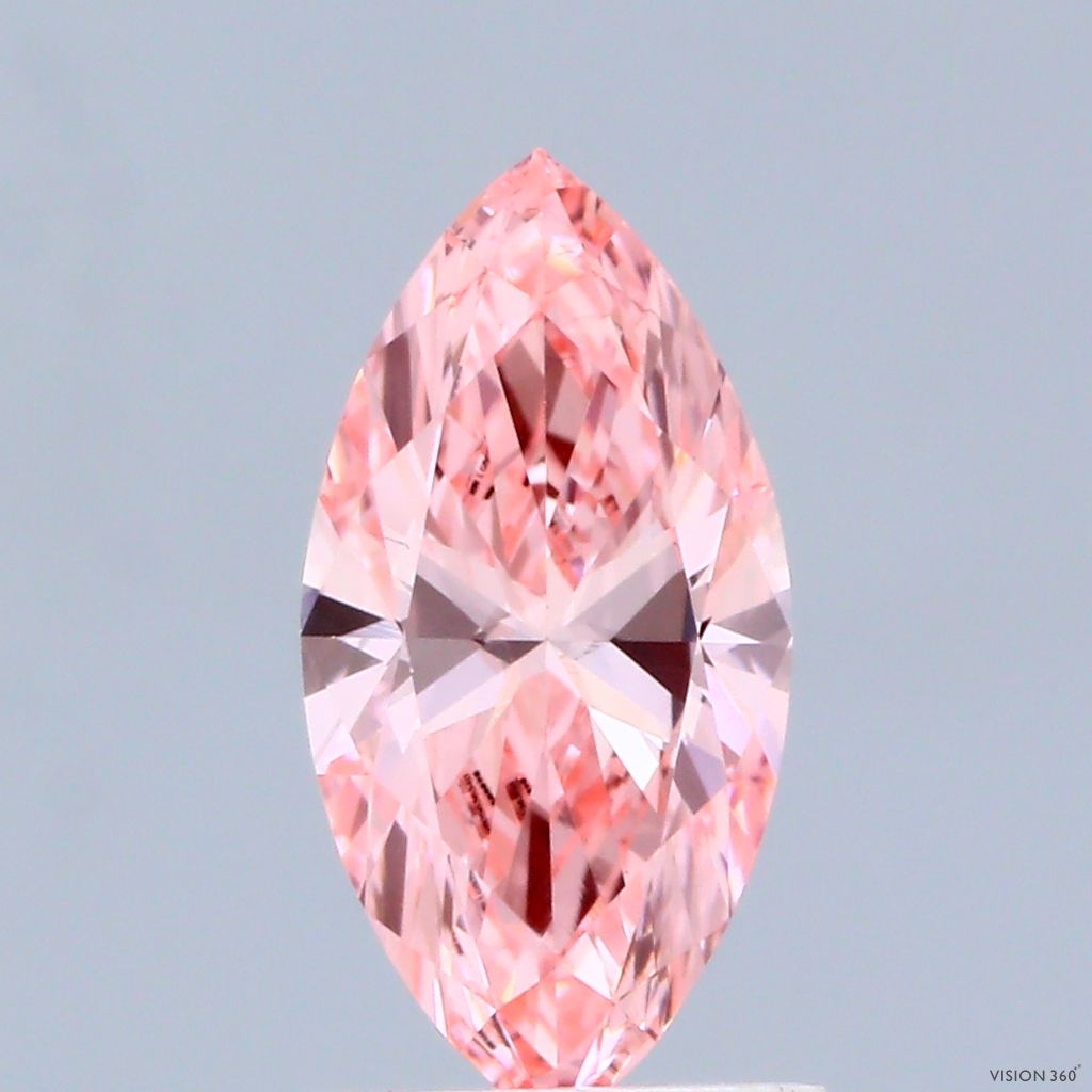 1.10 Carat Marquise Cut Fancy Pink