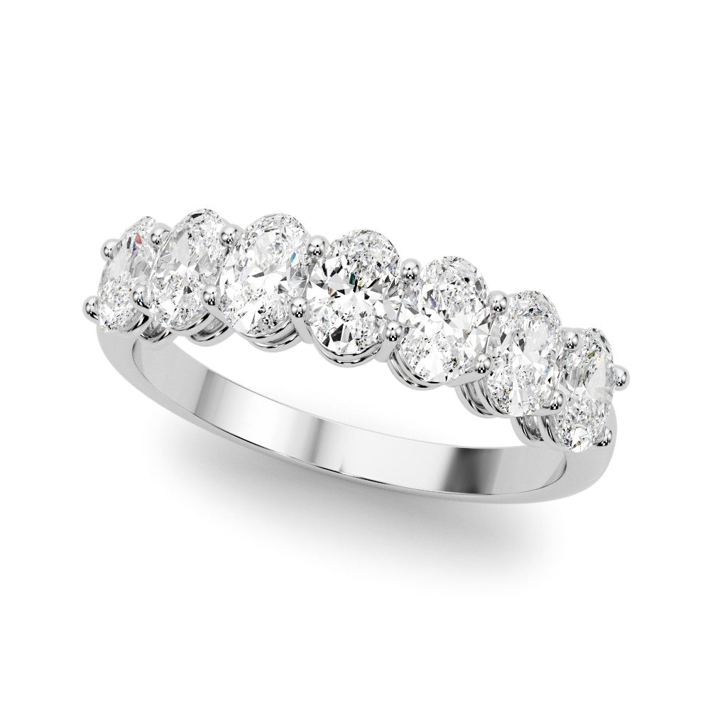 Seven Stone 2.0 ct. Oval Diamond Wedding Anniversary Ring