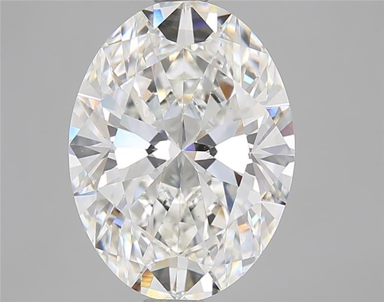5.05 Carat F VS1 Oval Lab Diamond