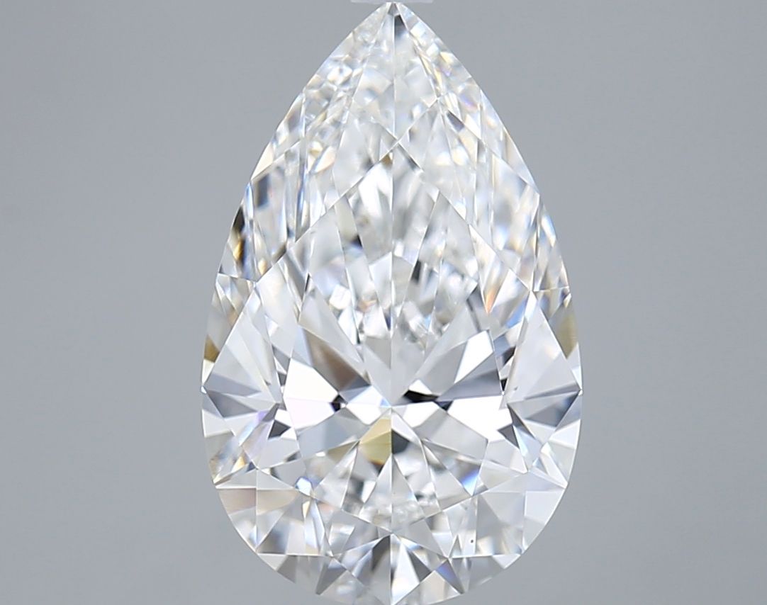 4.04 Carat E-VVS2 Pear Lab Diamond