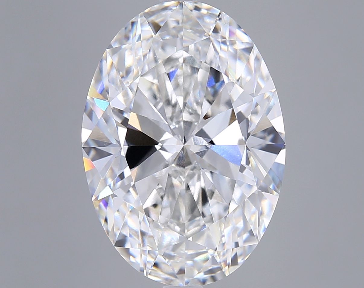 7.06 Carat E-VVS2 Oval Lab Diamond