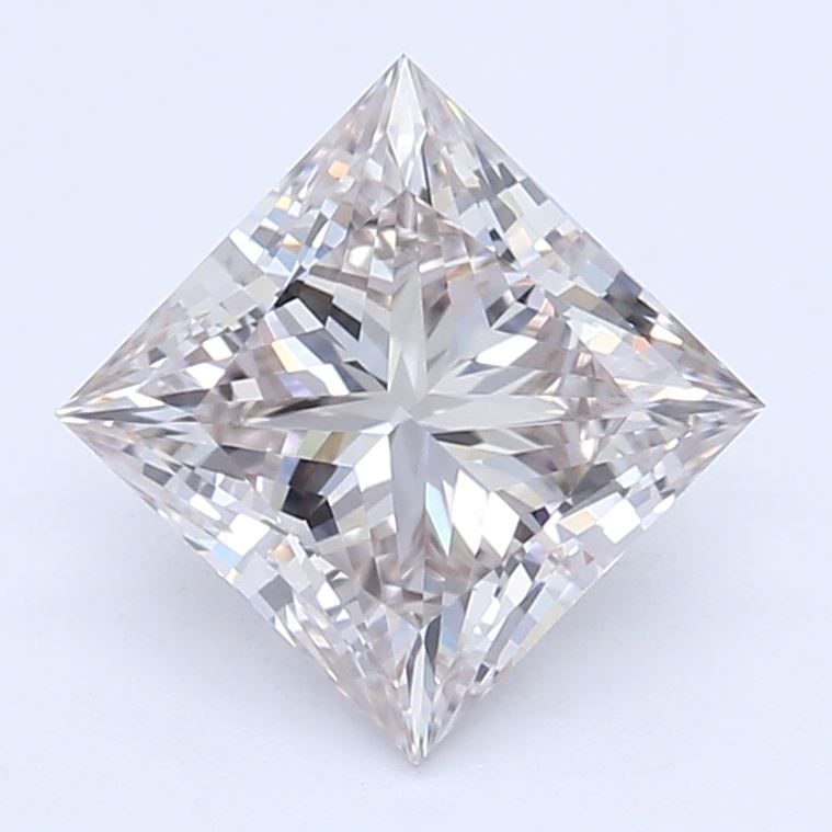 0.84 Carat J-VVS2 Princess Lab Diamond