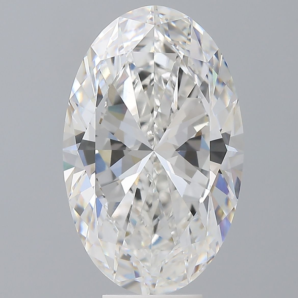 7.59 Carat E-VVS2 Oval Lab Diamond