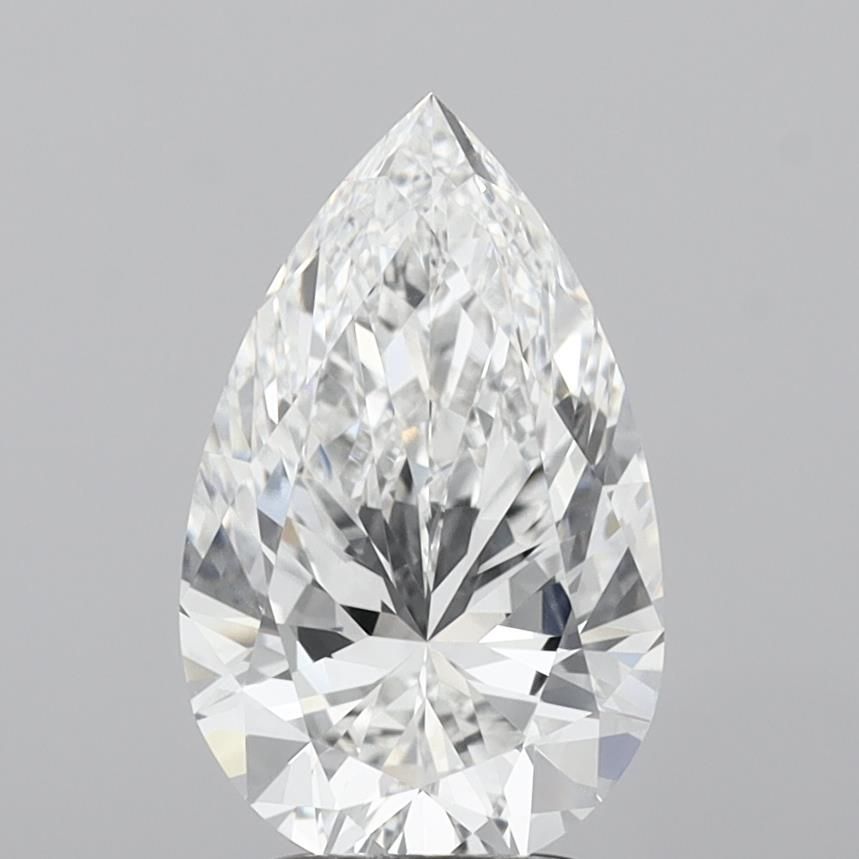 2.87 Carat E-VS1 Pear Lab Diamond