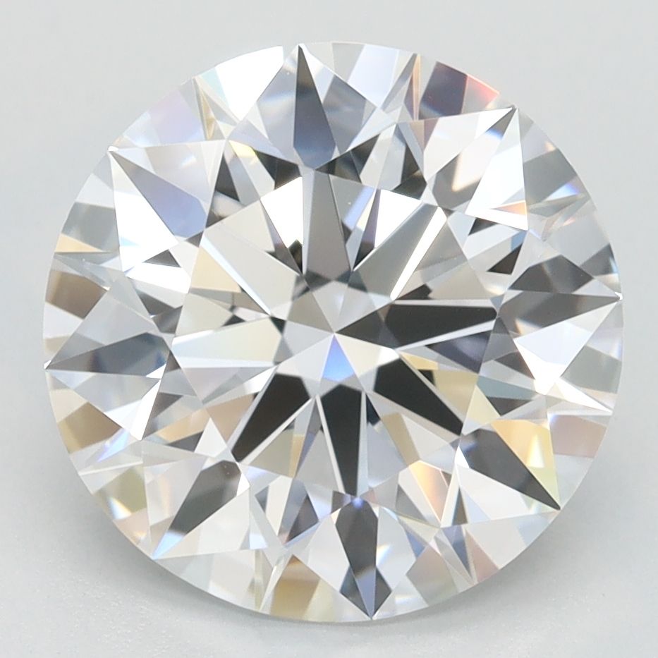 3.47 Carat D-IF Round Lab Diamond
