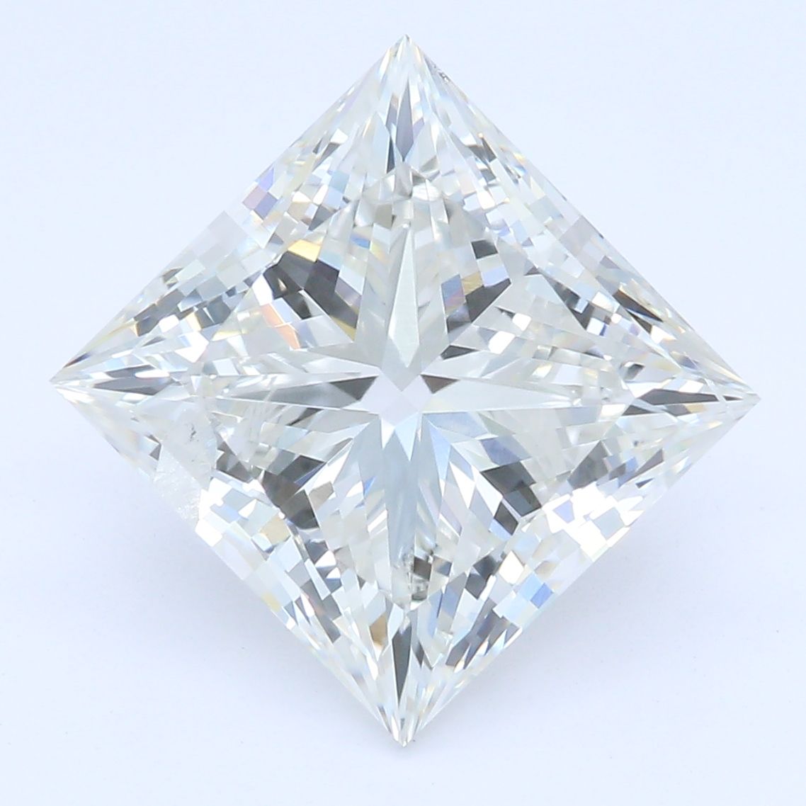 3.01 Carat G-SI2 Princess Lab Diamond