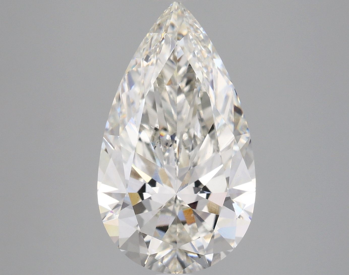 4.02 Carat G-VS1 Pear Lab Diamond
