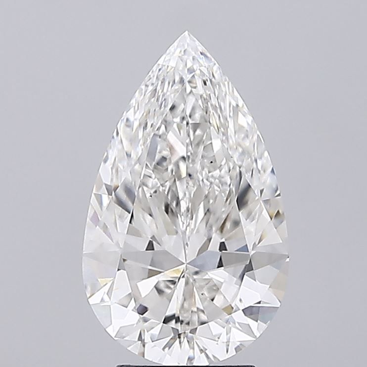 4.01 Carat G-VS1 Pear Lab Diamond