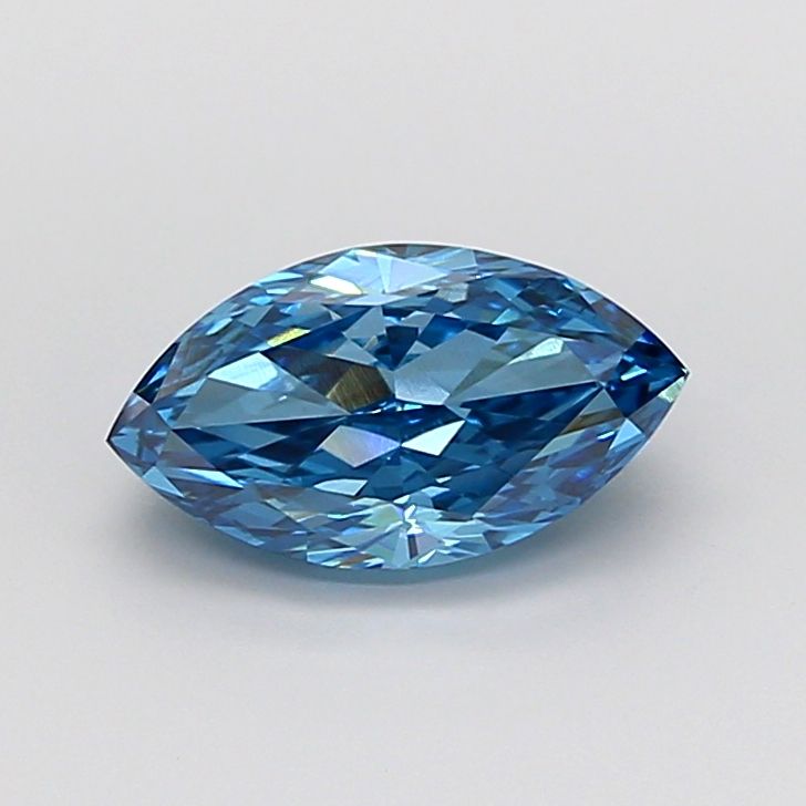 2.40 Carat Marquise Cut Fancy Blue