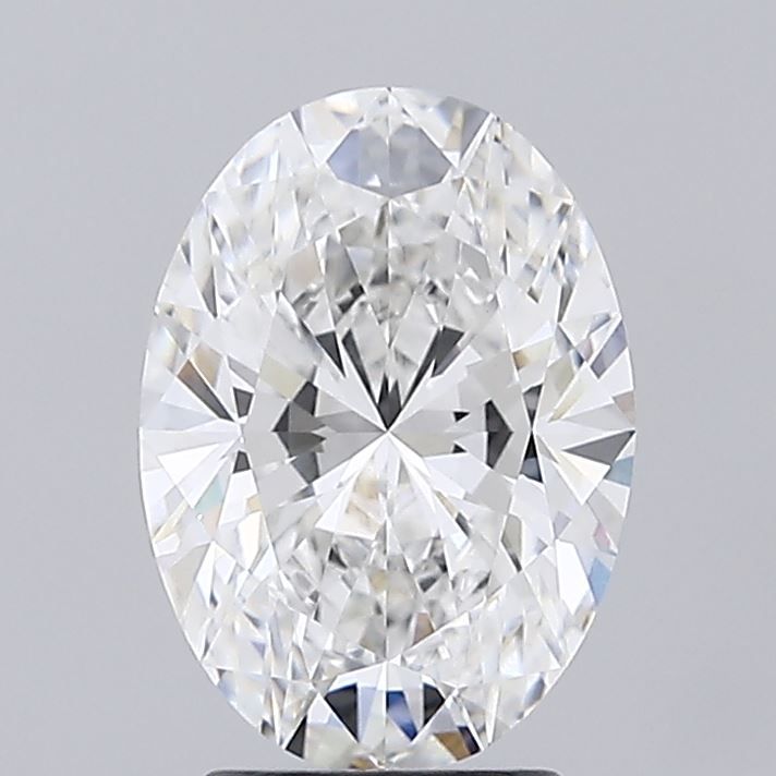 2.56 Carat F-VVS2 Oval Lab Diamond