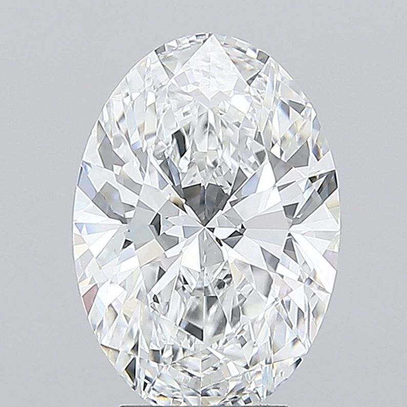 4.59 Carat E-VVS2 Oval Lab Diamond