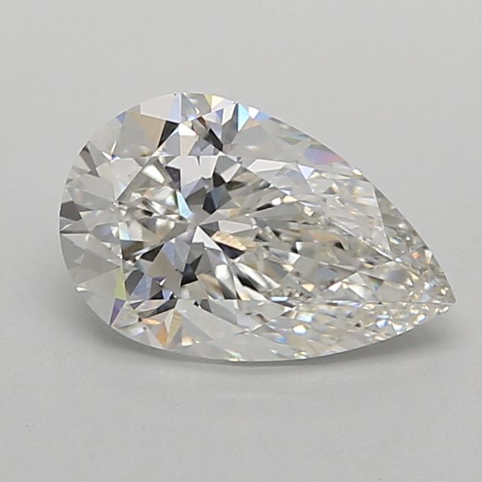 2.01 Carat F-VVS1 Pear Lab Diamond