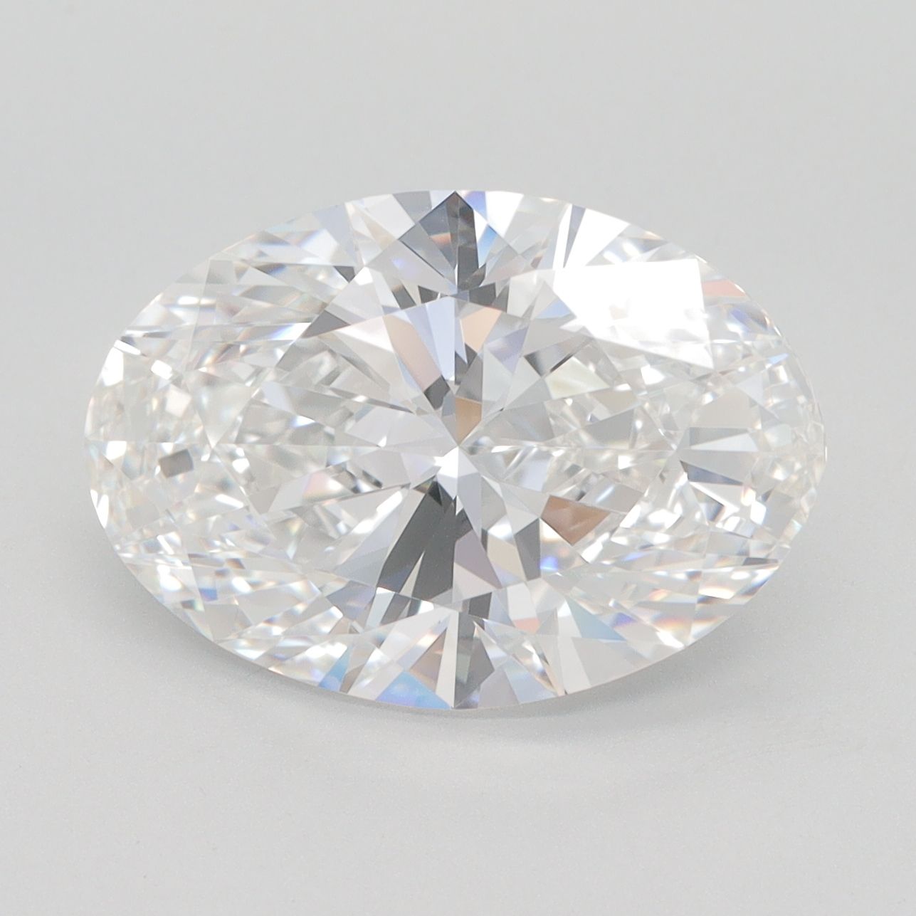 5.00 Carat F-IF Oval Lab Diamond