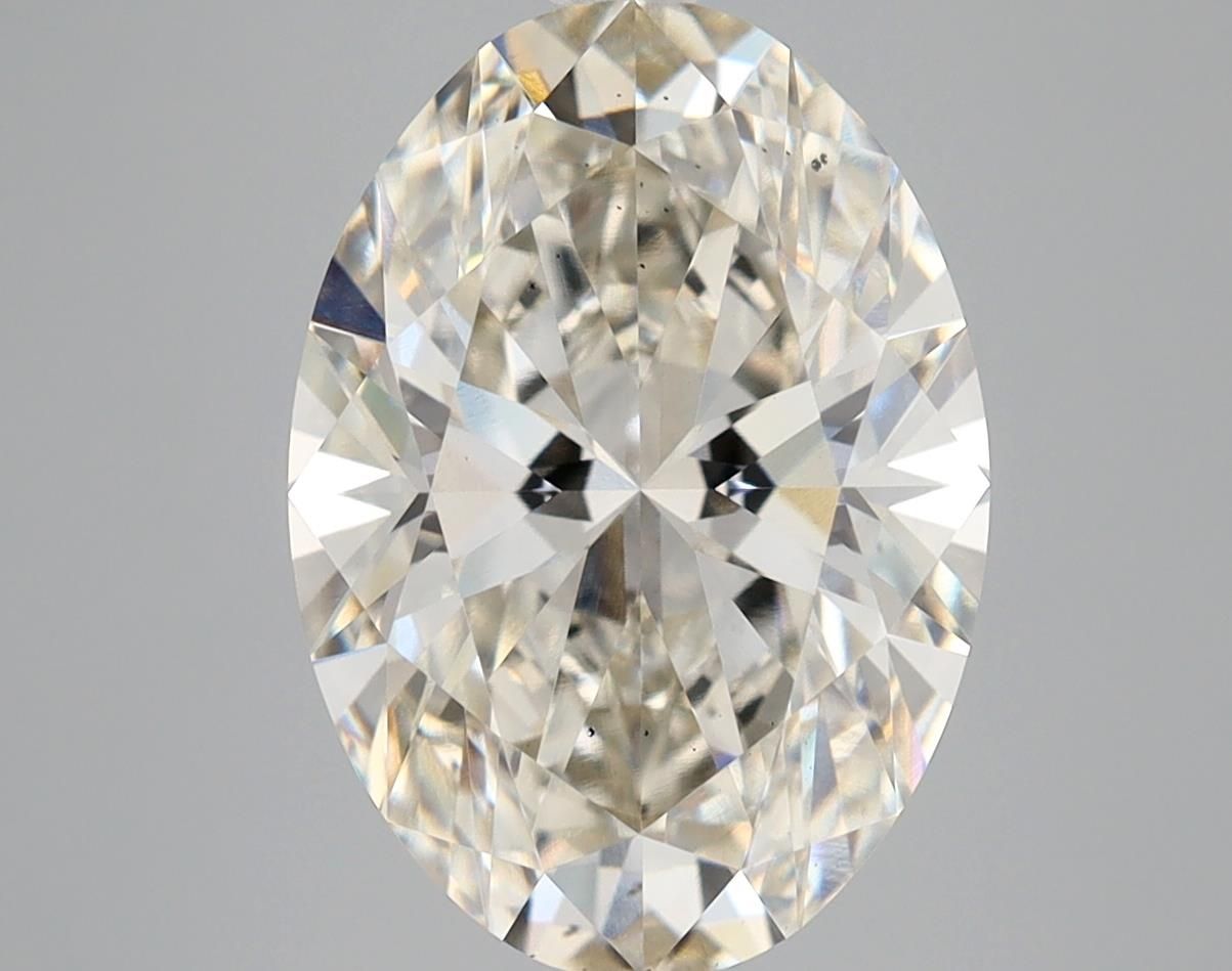 4.55 Carat H-VS2 Oval Lab Diamond
