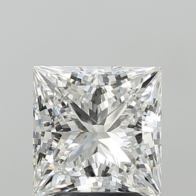 3.04 Carat F-VVS2 Princess Lab Diamond