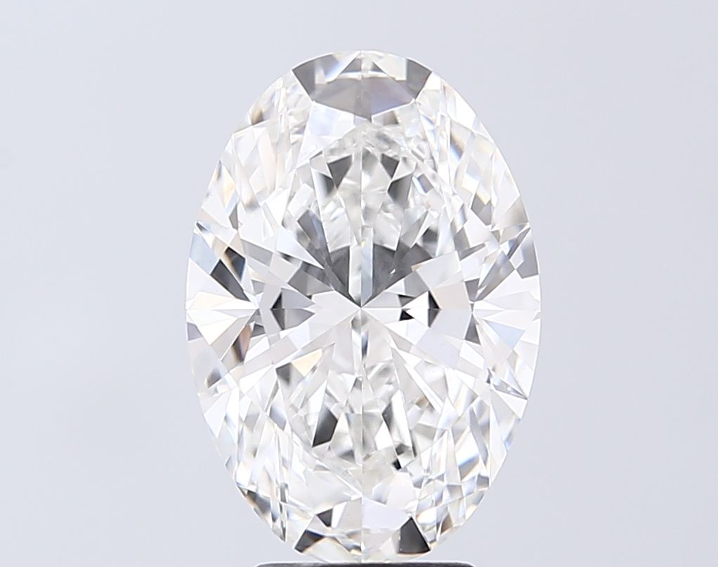 4.08 Carat E-VVS2 Oval Lab Diamond