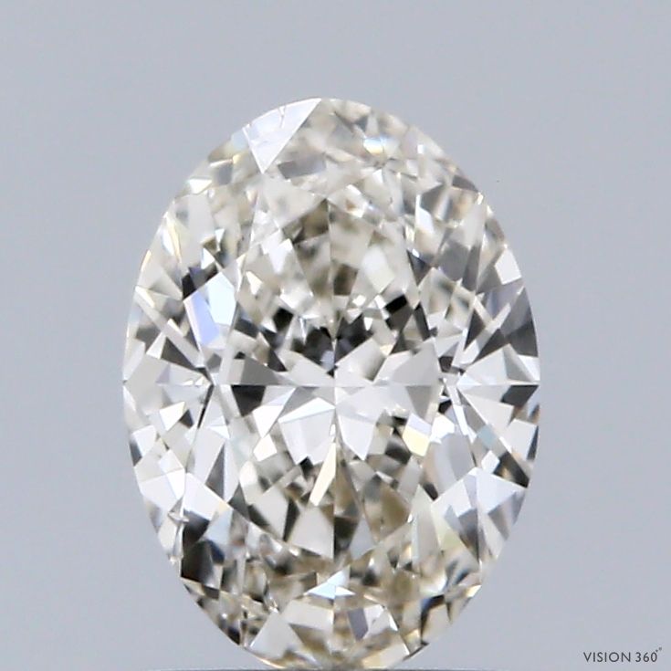 0.90 Carat L-VS2 Oval Cut Diamond