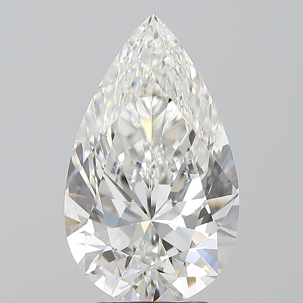 3.50 Carat G-VS2 Pear Cut Diamond
