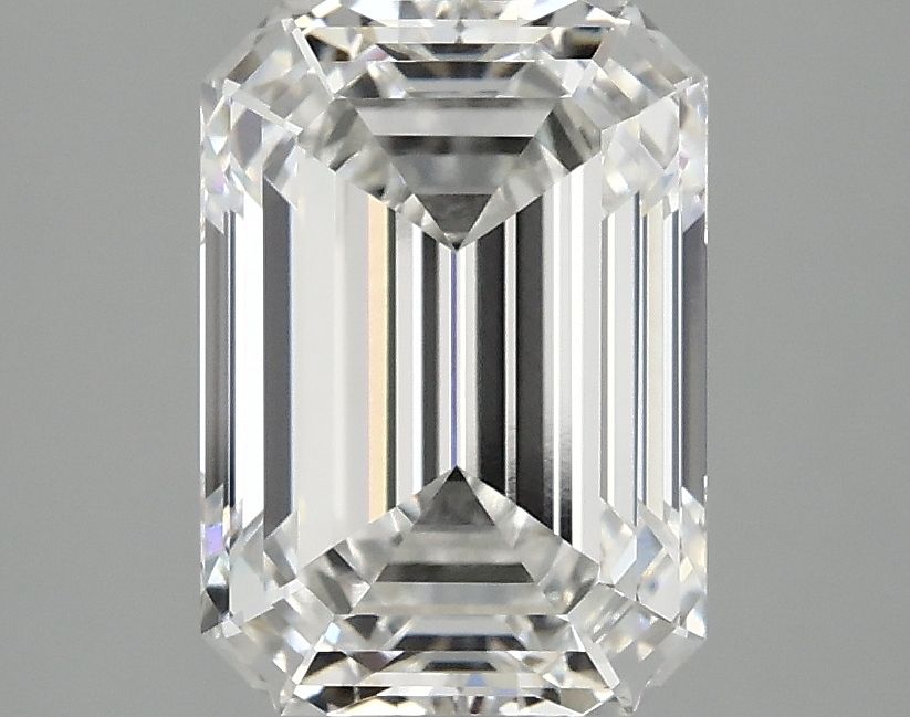 2.92 Carat F-VVS2 Emerald Lab Diamond