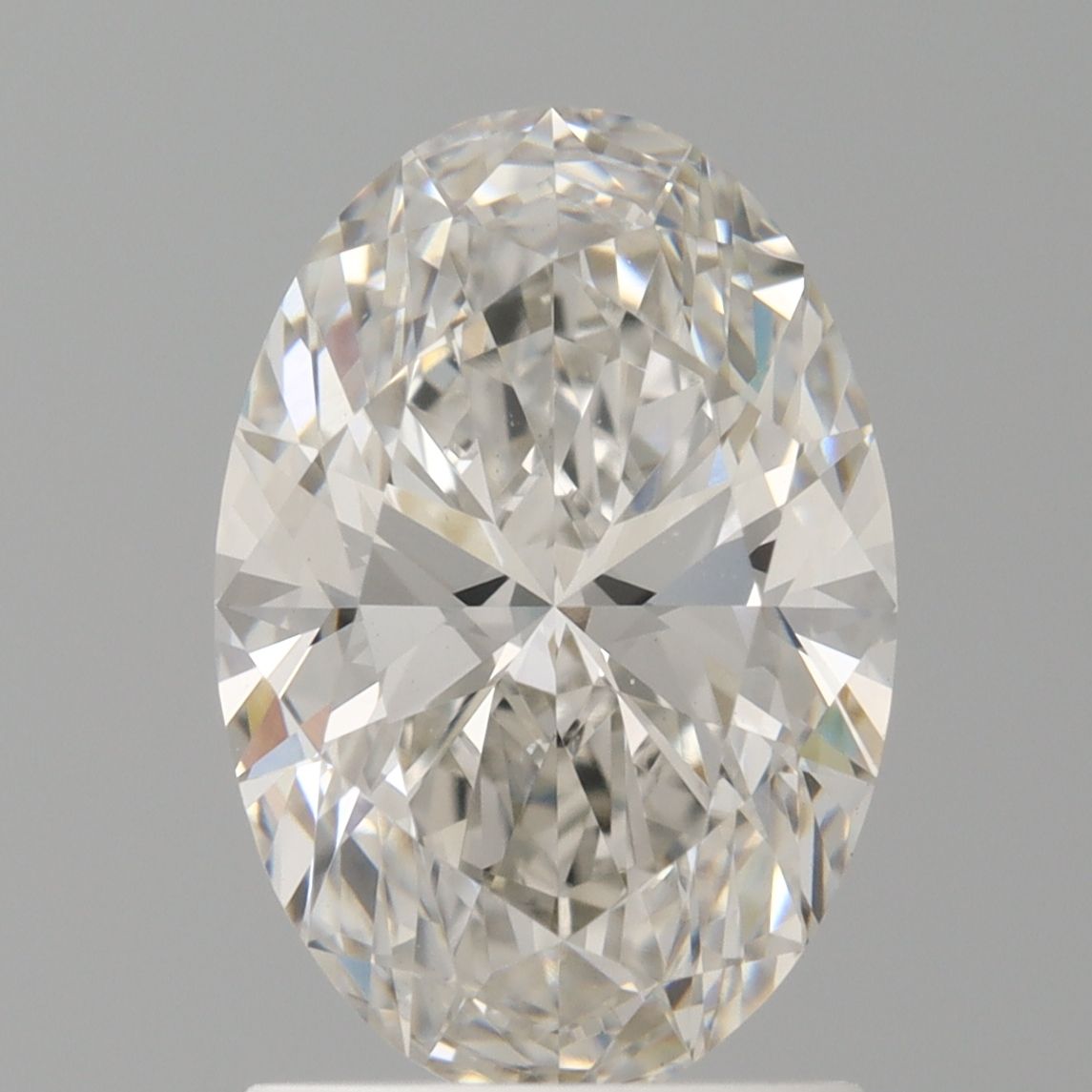 1.61 Carat H-VVS2 Oval Lab Diamond