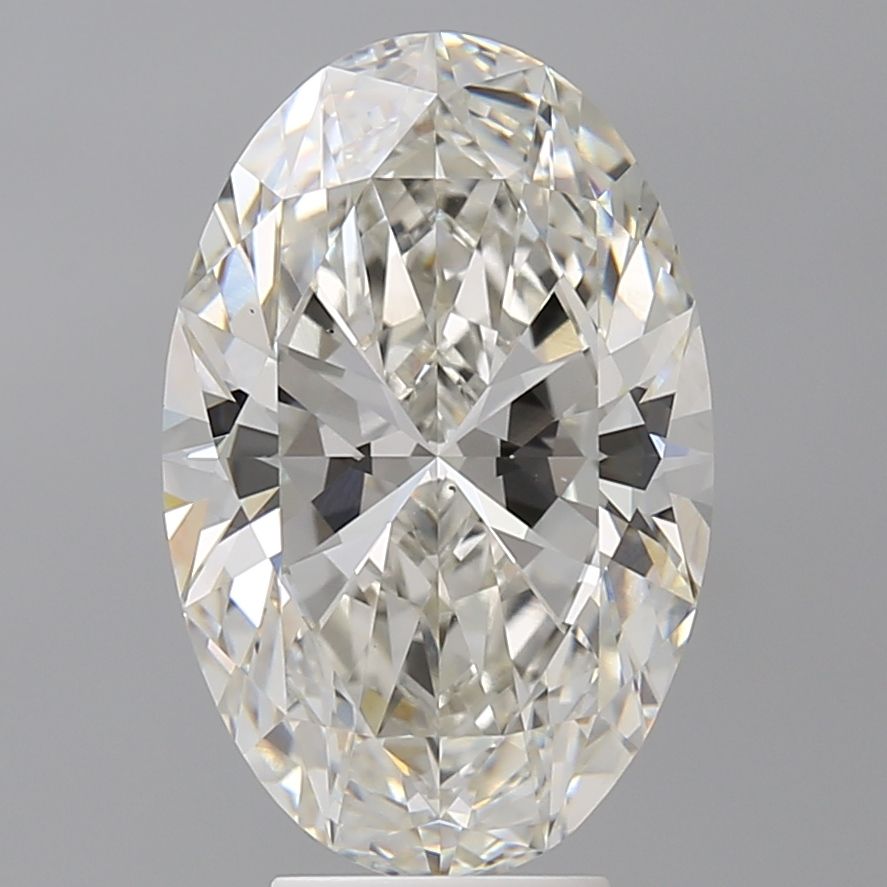 5.59 Carat H-VS1 Oval Lab Diamond