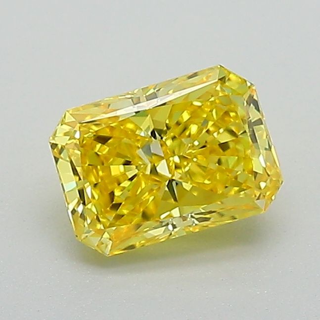 0.78 Carat Radiant Cut Fancy Yellow