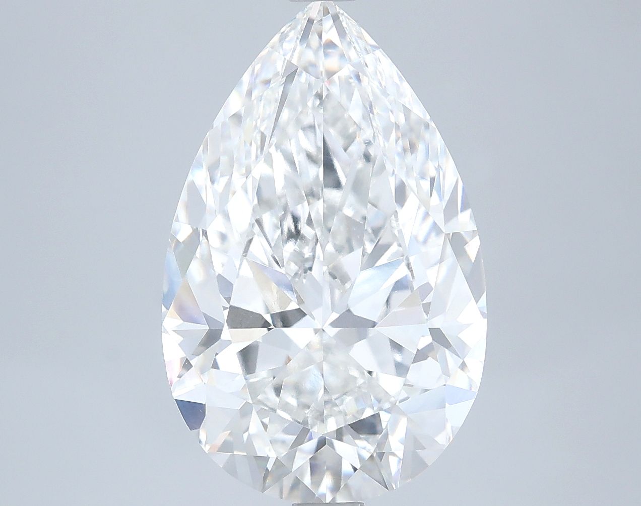5.58 Carat E-VVS1 Pear Lab Diamond