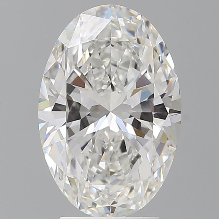 3.59 Carat E VVS2 Oval Lab Diamond