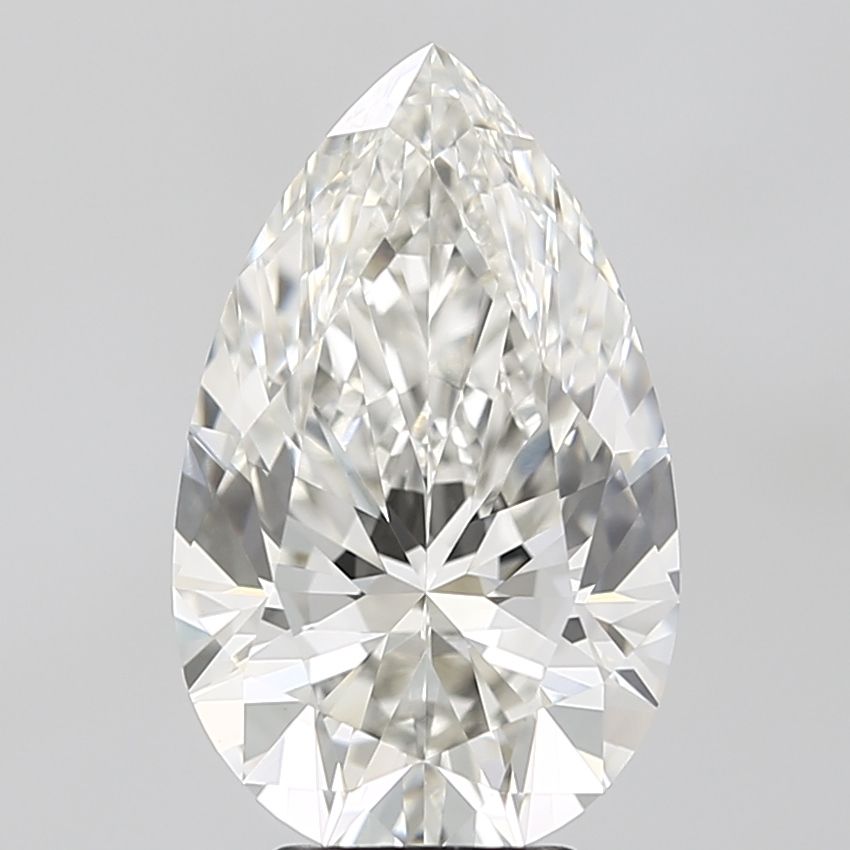 4.52 Carat H-VVS2 Pear Lab Diamond
