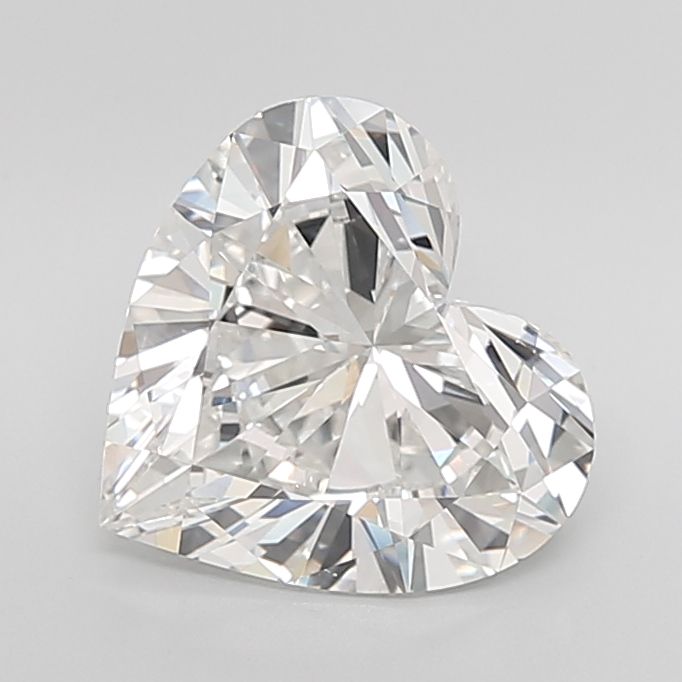 5.52 Carat F-VVS2 Heart Lab Diamond