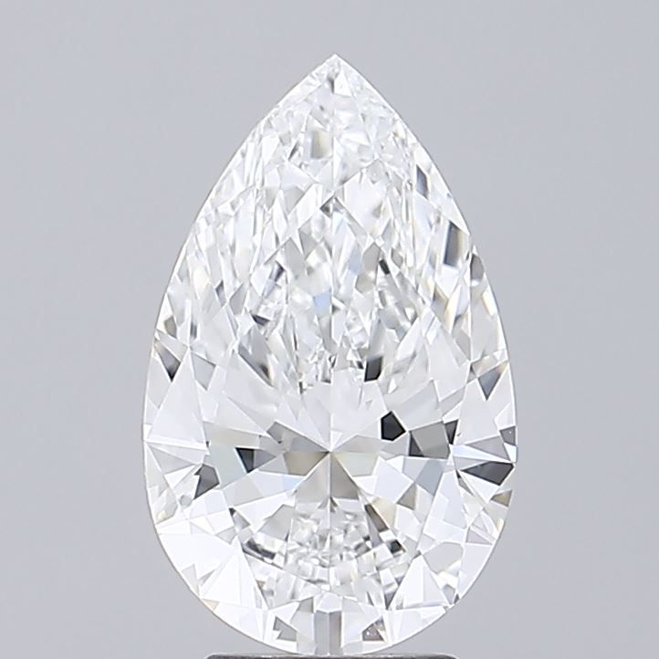 4.02 Carat D-VVS1 Pear Lab Diamond