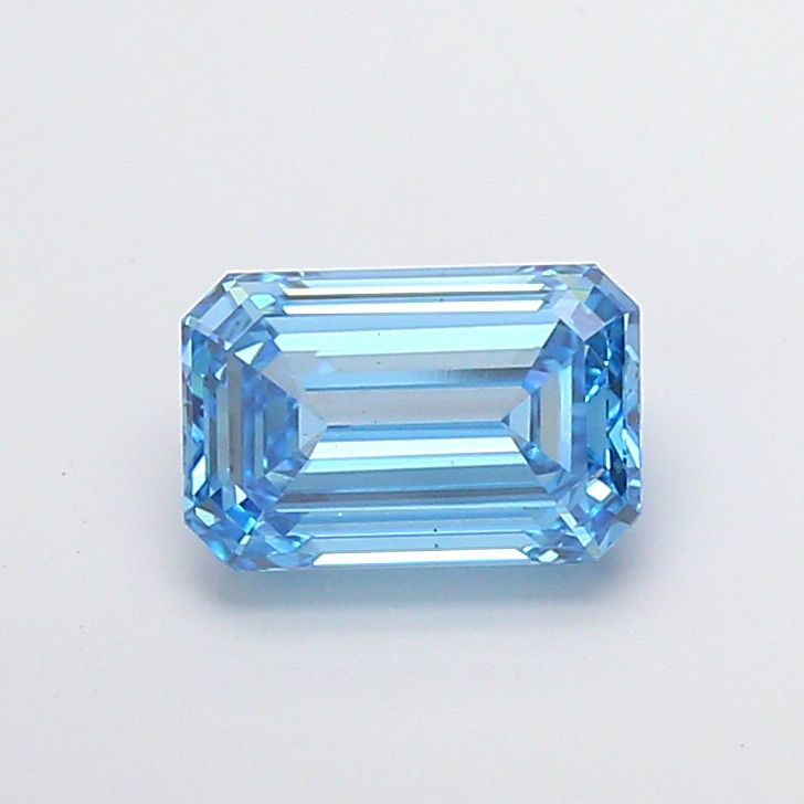 2.51 Carat Emerald Cut Fancy Blue