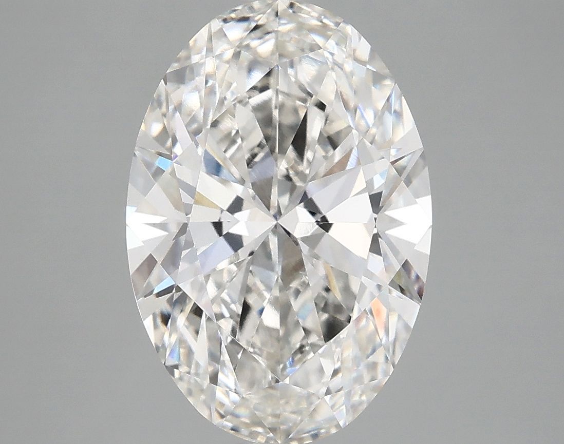 3.79 Carat F-VVS2 Oval Lab Diamond