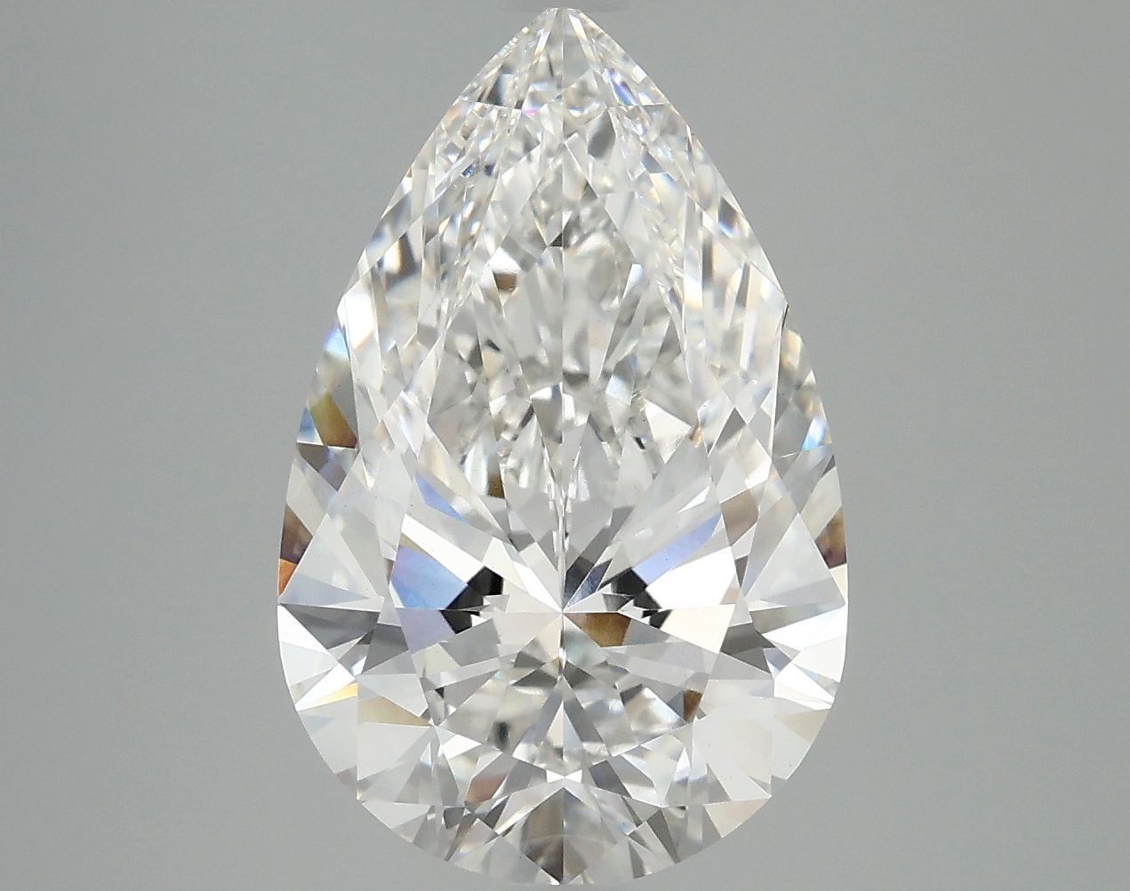 4.83 Carat F-VS1 Pear Lab Diamond