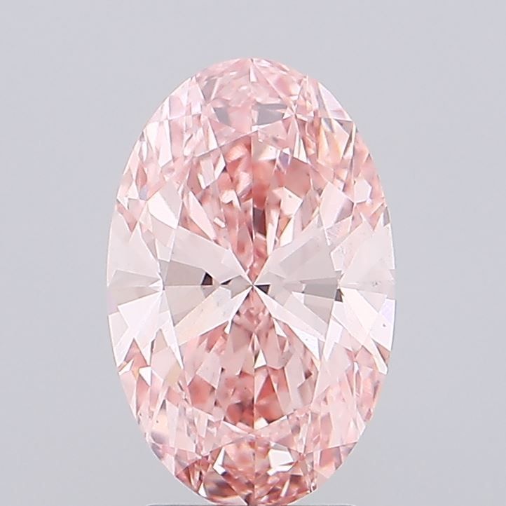 2.58 Carat Oval Cut Fancy Pink