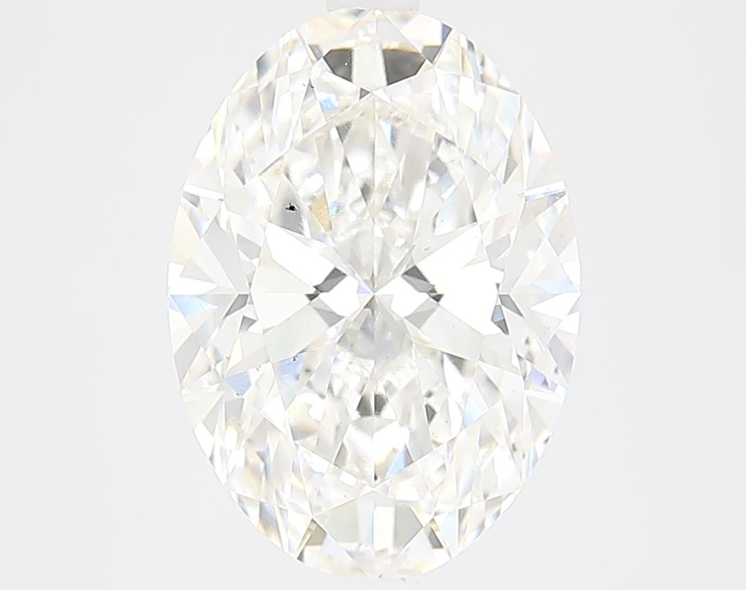 3.78 Carat F-VS2 Oval Lab Diamond
