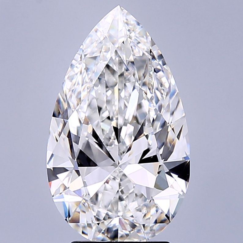 3.50 Carat E-VVS2 Pear Lab Diamond