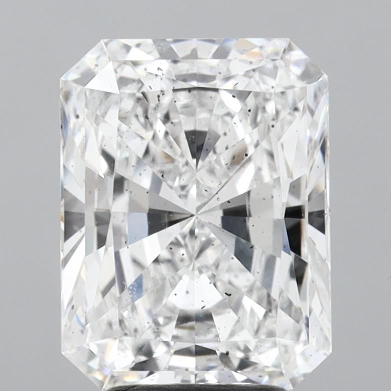 3.52 Carat D-SI2 Radiant Lab Diamond