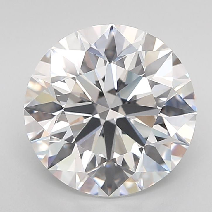 3.74 Carat D-VVS2 Round Lab Diamond