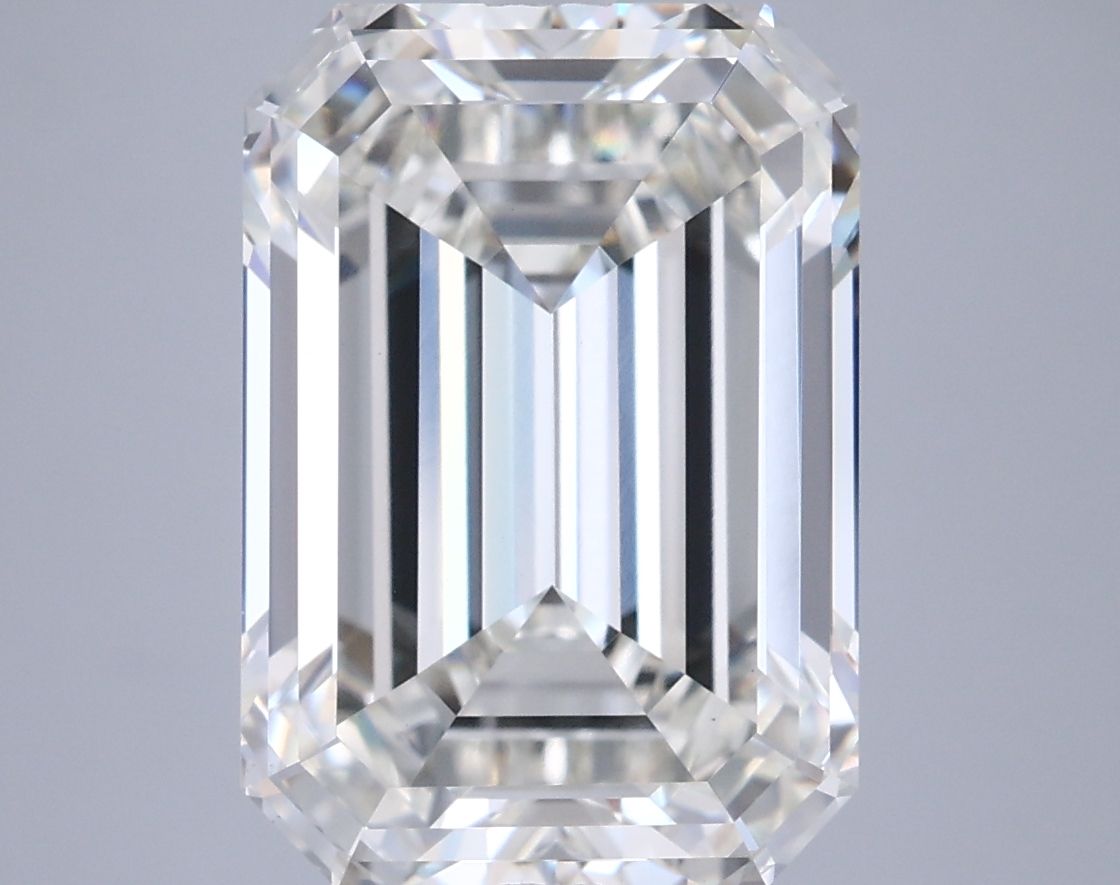7.54 Carat H-VVS2 Emerald Lab Diamond
